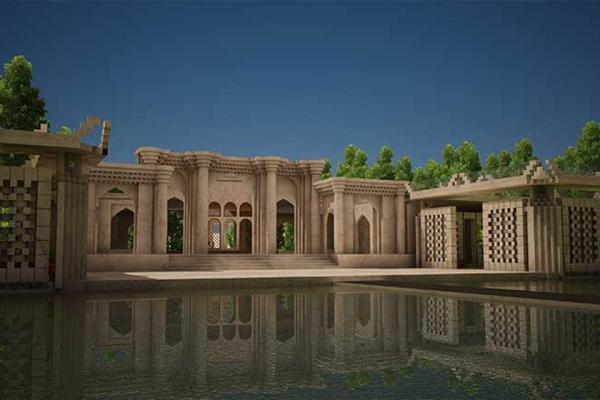 طراحی باغ ویلا ساده: بهره برداری از باغ موزه مشاهیر دنیا در فارس از سال آینده