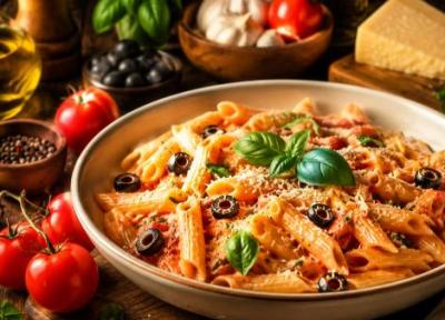 طرز تهیه پاستا پنه؛ آموزش پاستای ایتالیایی کرمی و خوش طعم